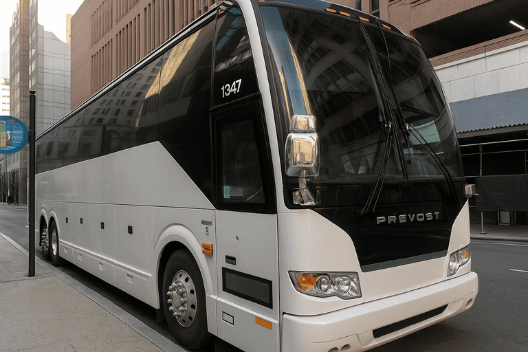 a Temecula Coach Bus Service coach bus