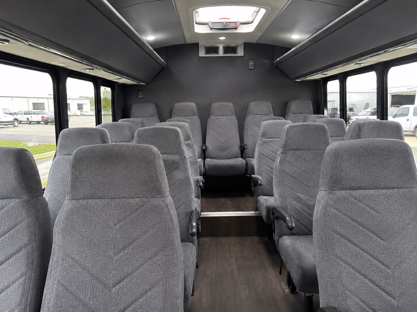 temecula 18 passenger minibus inside