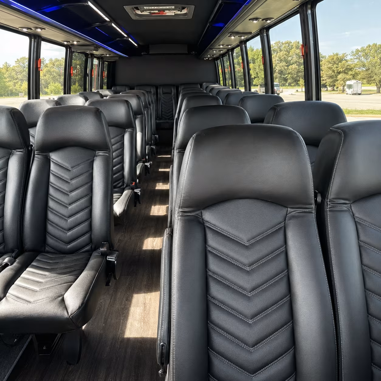 temecula 28 passenger minibus interior