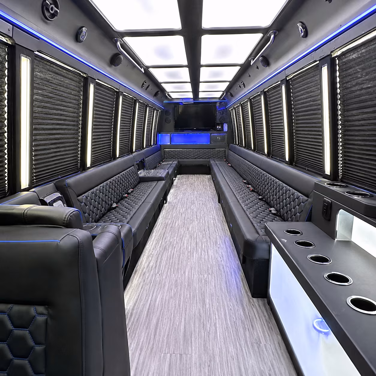 temecula party bus interior