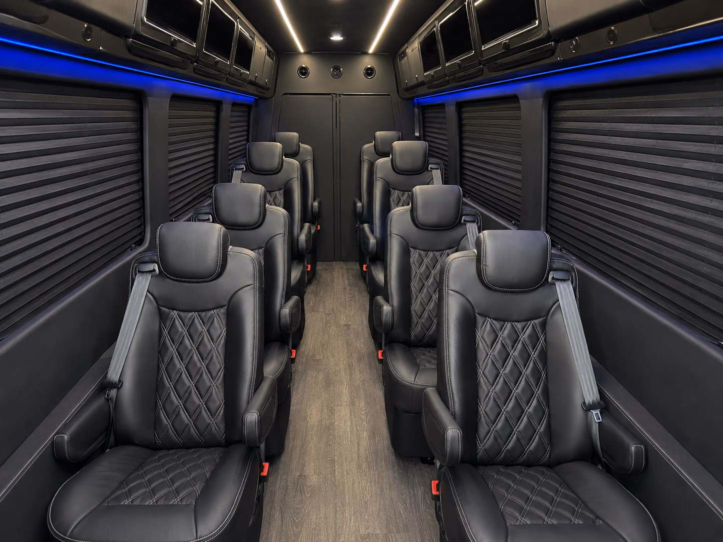 temecula sprinter van with driver inside